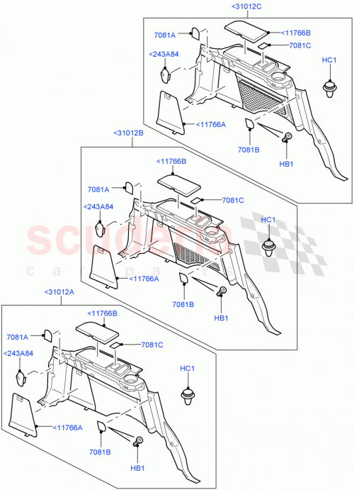 Part Diagram for Land Rover LR029920