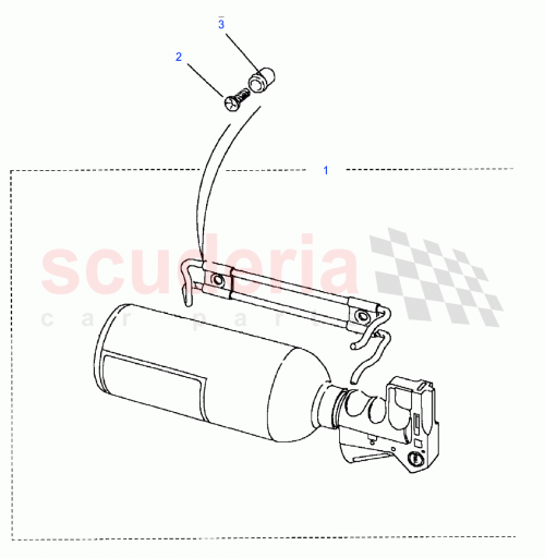Part Diagram for Land Rover STC8529AA