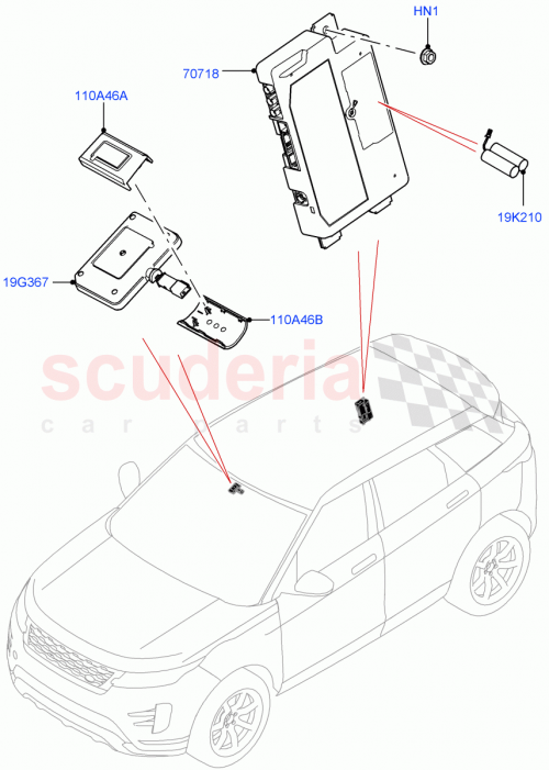 Part Diagram for Land Rover LR156269