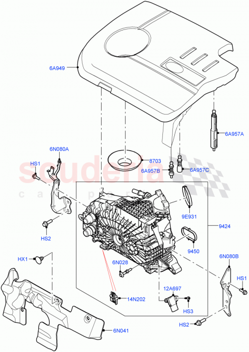 Part Diagram for Land Rover LR125482
