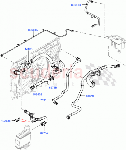 Part Diagram for Land Rover LR140113