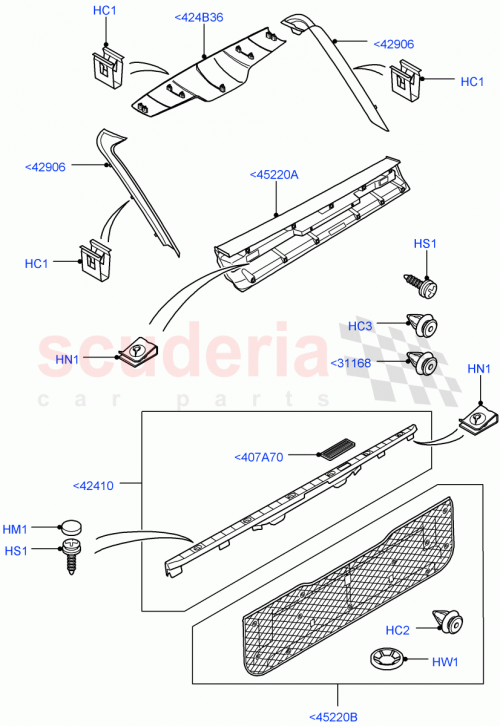 Part Diagram for Land Rover EQT000112NUG