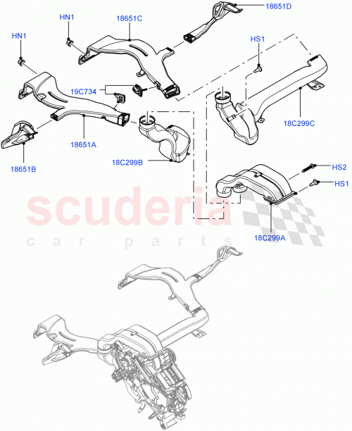 Part Diagram for Land Rover LR053999