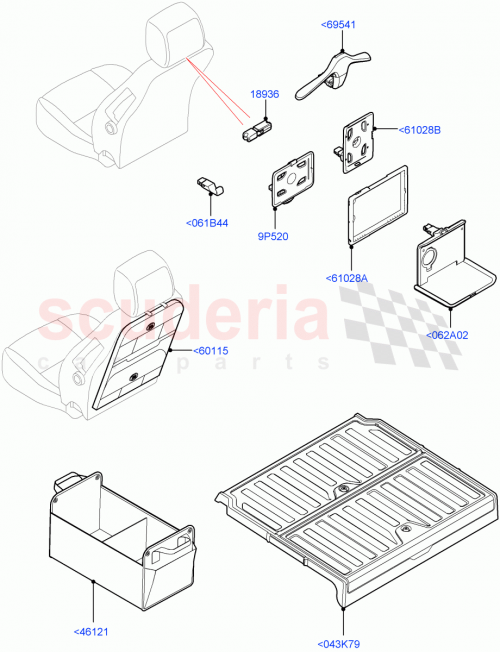Part Diagram for Land Rover VPLRS0355