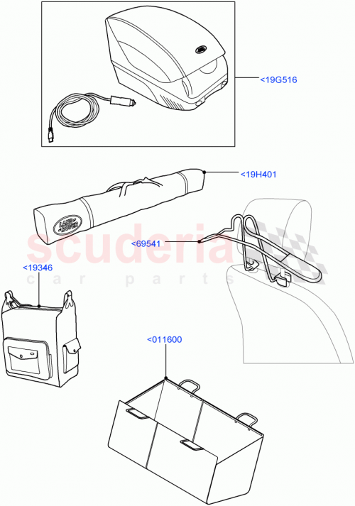 Part Diagram for Land Rover VPLVS0312