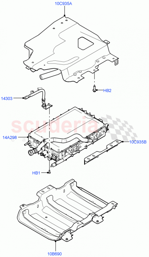 Part Diagram for Land Rover LR133635