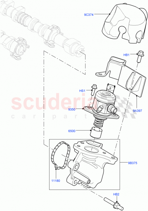 Part Diagram for Land Rover LR067230