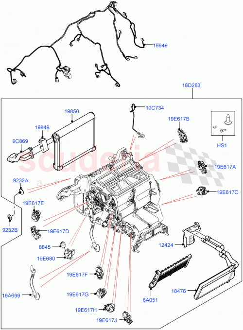 Part Diagram for Land Rover LR143133