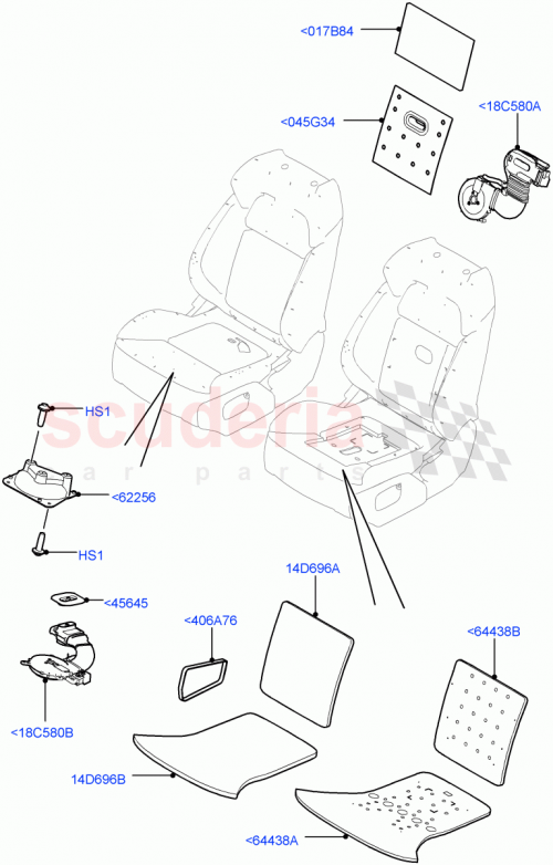 Part Diagram for Land Rover LR055352