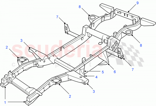 Part Diagram for Land Rover STC8605
