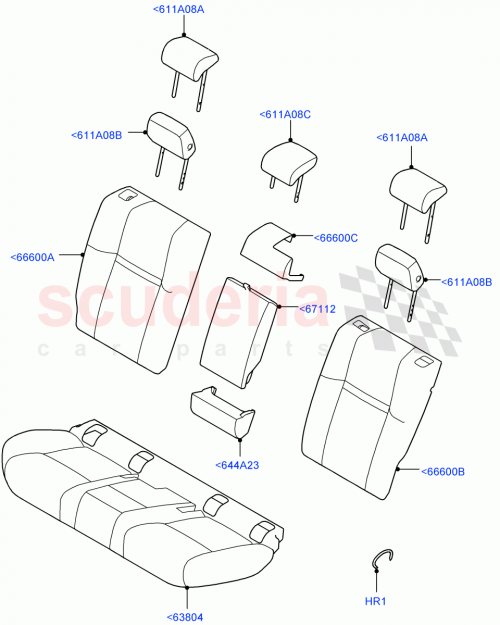 Part Diagram for Land Rover LR160753