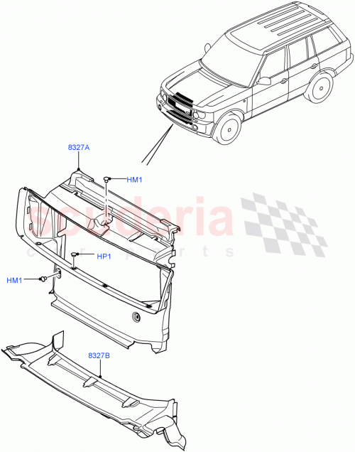 Part Diagram for Land Rover LR011194