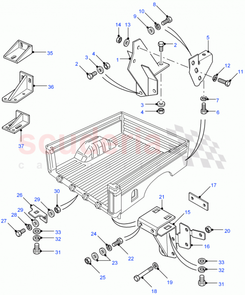 Part Diagram for Land Rover MTC4003