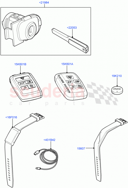 Part Diagram for Land Rover LR143270