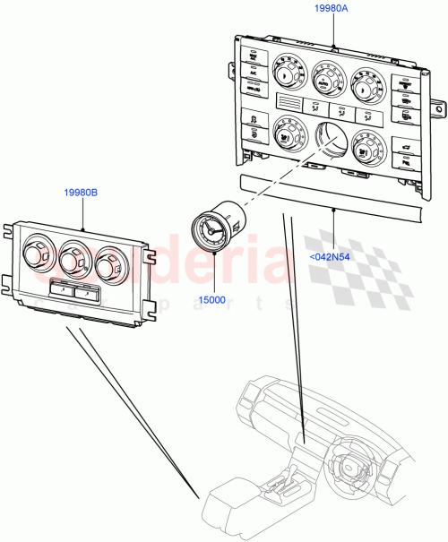 Part Diagram for Land Rover LR019209