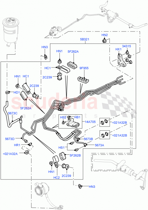 Part Diagram for Land Rover LR014592
