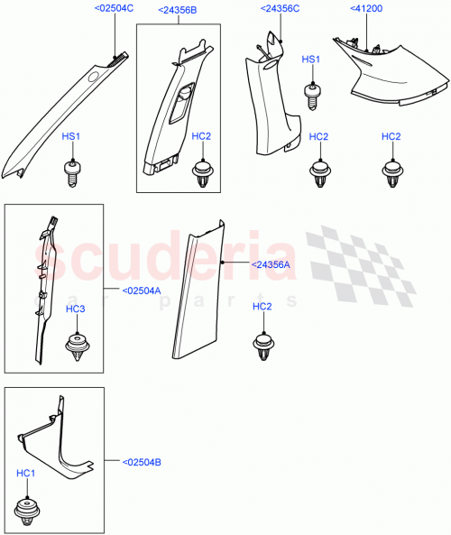 Part Diagram for Land Rover EMB500231PVJ