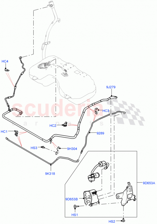 Part Diagram for Land Rover LR155683