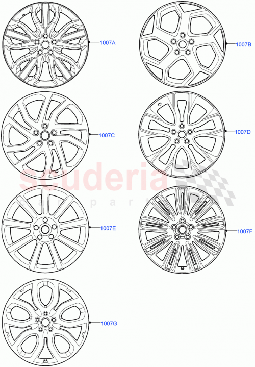 Part Diagram for Land Rover LR099136