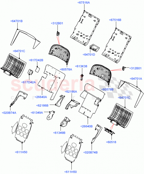 Part Diagram for Land Rover LR110989