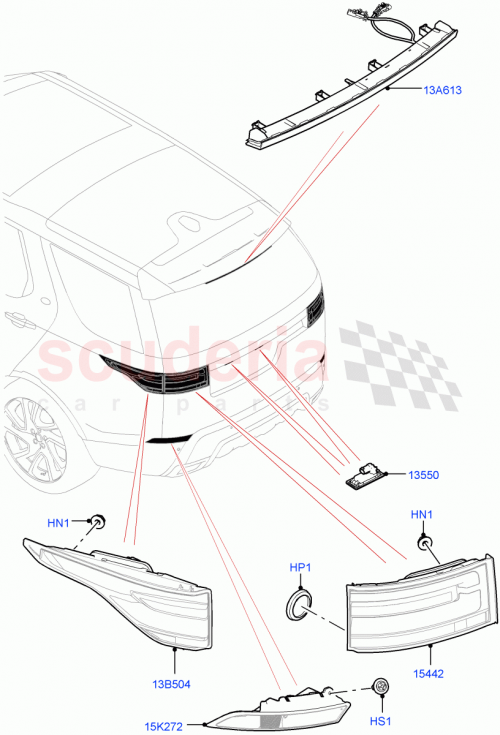 Part Diagram for Land Rover LR163160