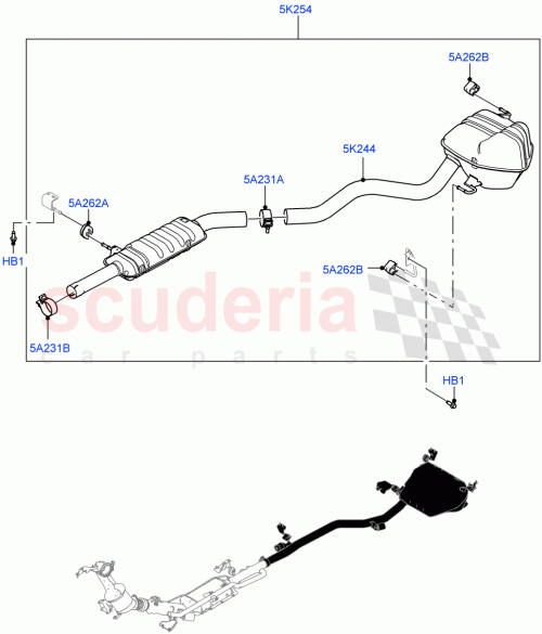 Part Diagram for Land Rover LR155902