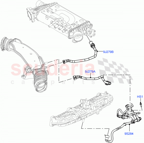 Part Diagram for Land Rover LR157166