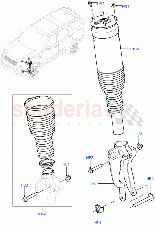 Part Diagram for Land Rover LR132753