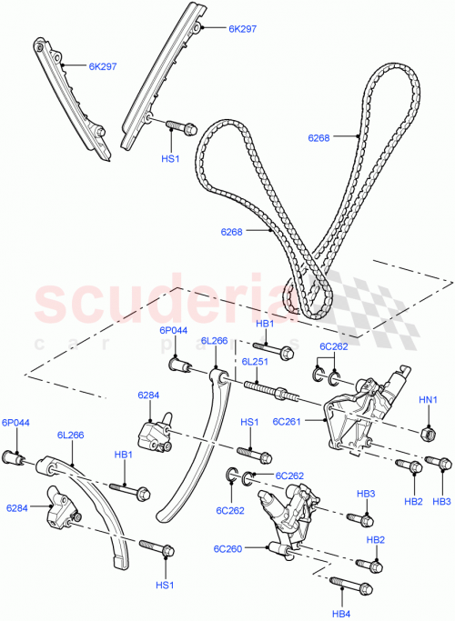 Part Diagram for Land Rover FB108101