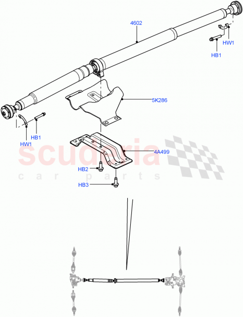 Part Diagram for Land Rover RYG500200