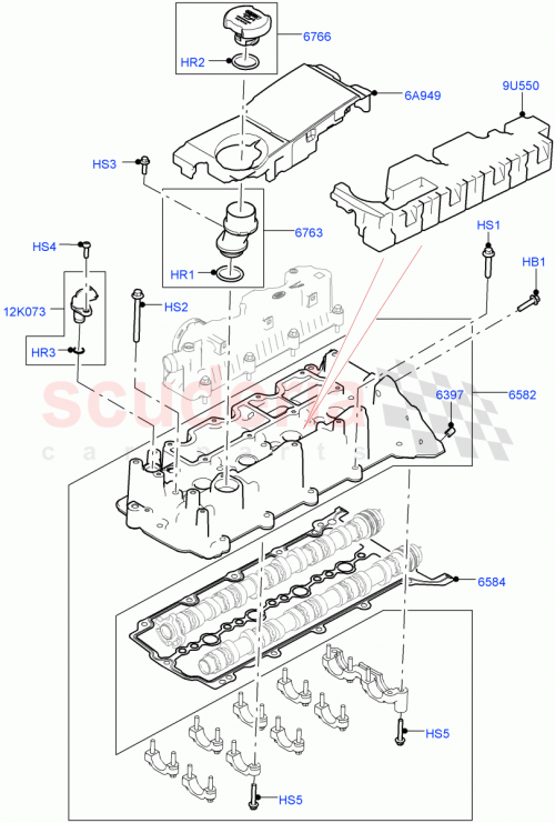 Part Diagram for Land Rover LR091898