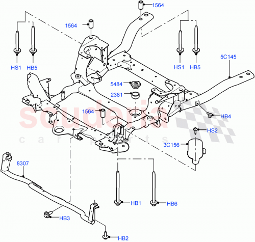 Part Diagram for Land Rover LR081348
