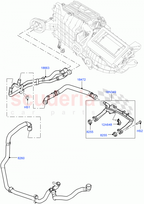Part Diagram for Land Rover LR135630