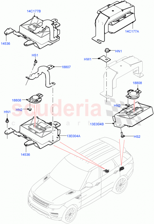 Part Diagram for Land Rover LR087020