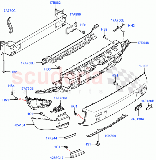 Part Diagram for Land Rover LR159287