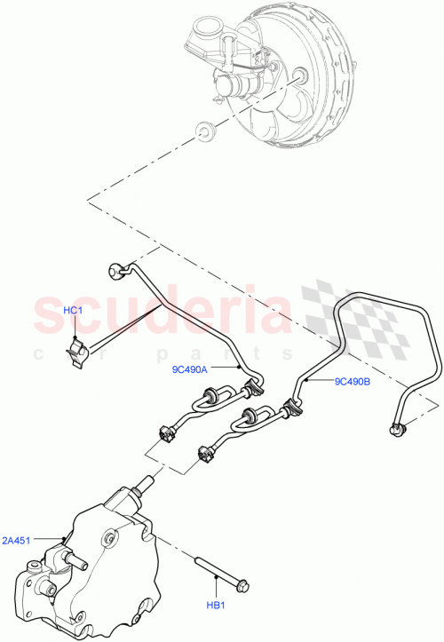 Part Diagram for Land Rover LR061029