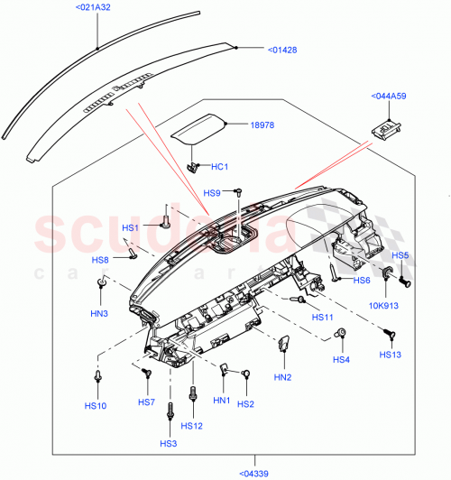 Part Diagram for Land Rover LR055441