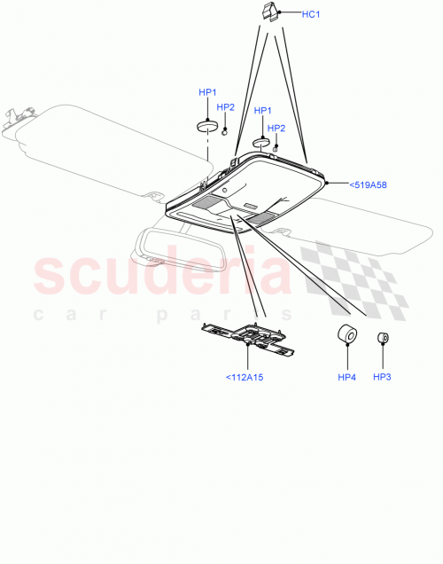 Part Diagram for Land Rover LR100109