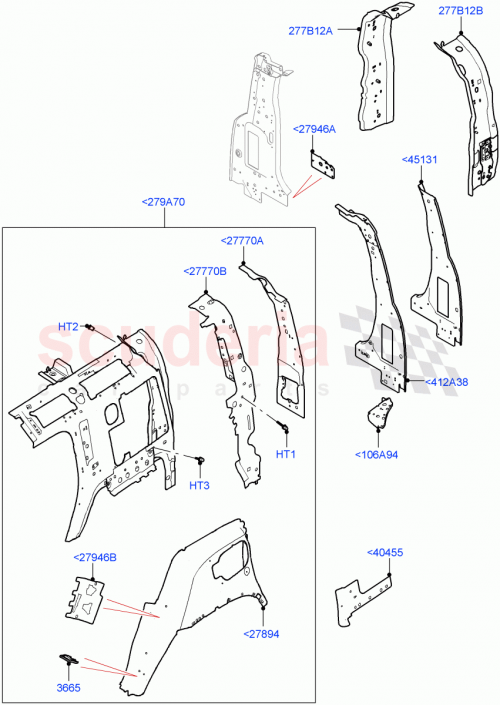 Part Diagram for Land Rover LR130613