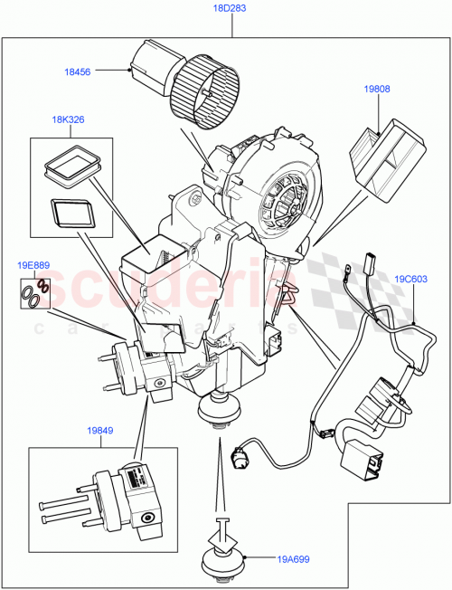 Part Diagram for Land Rover LR138560