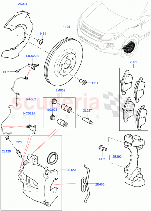 Part Diagram for Land Rover LR057826