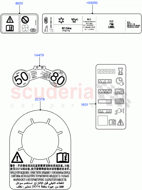 Part Diagram for Land Rover LR138405