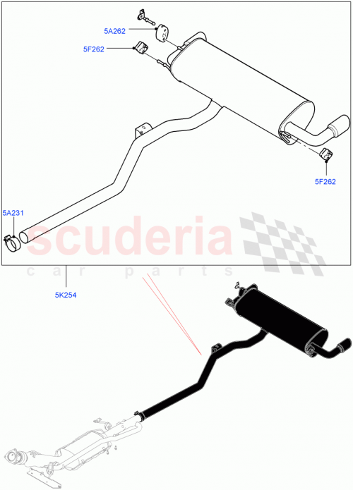 Part Diagram for Land Rover LR079600