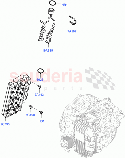 Part Diagram for Land Rover LR127847