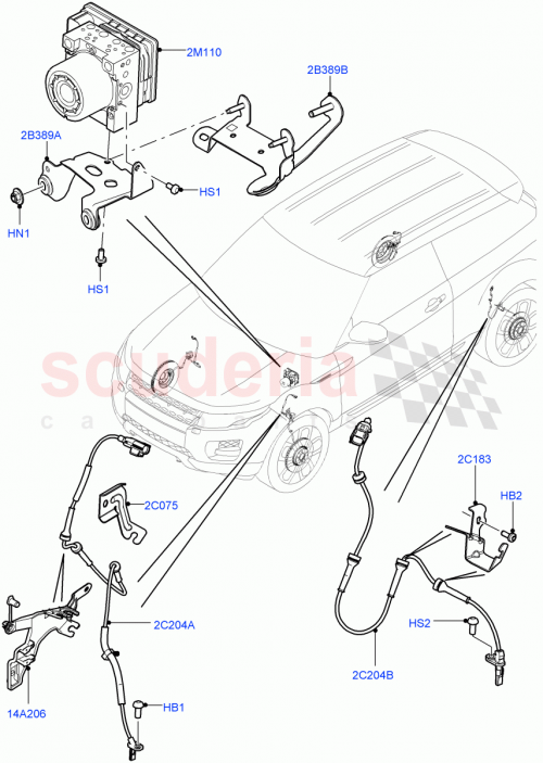Part Diagram for Land Rover LR072596