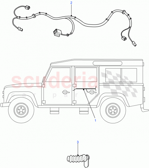 Part Diagram for Land Rover YMM000341