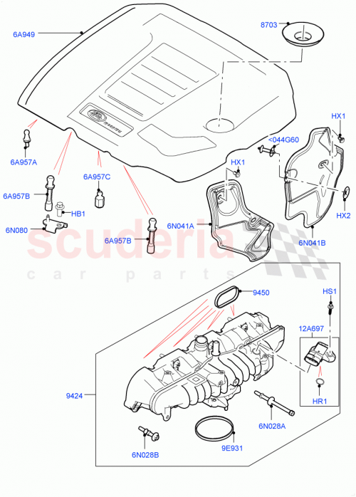 Part Diagram for Land Rover LR093491
