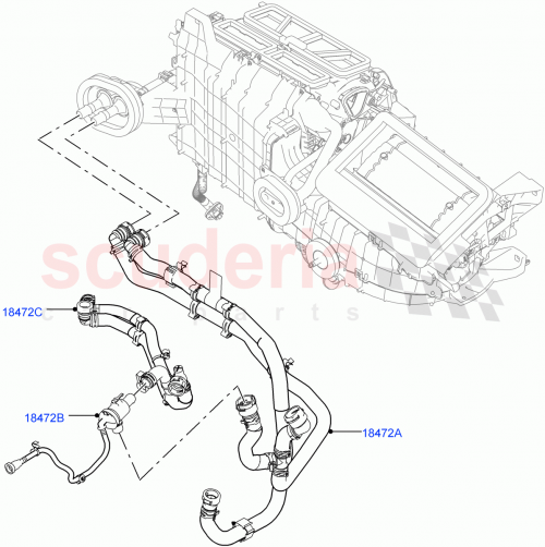 Part Diagram for Land Rover LR091449