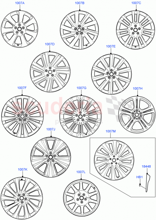 Part Diagram for Land Rover LR172145