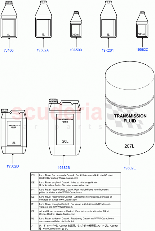 Part Diagram for Land Rover LR132272